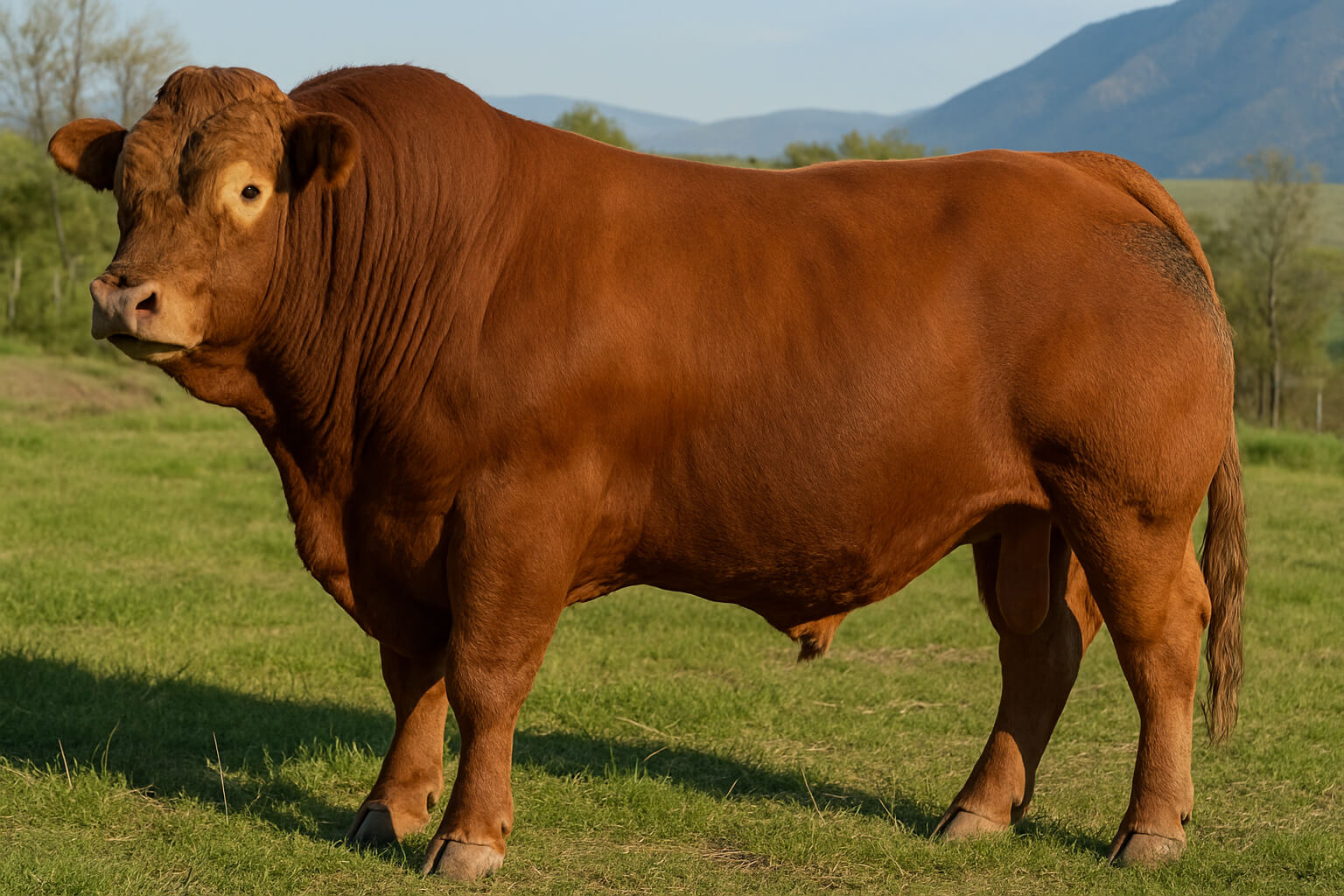 Limousin cow img.